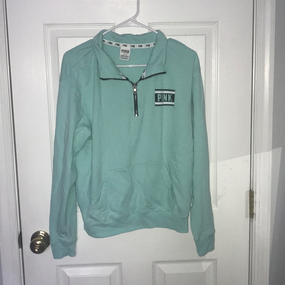 Quarter Pink Zip with pocket